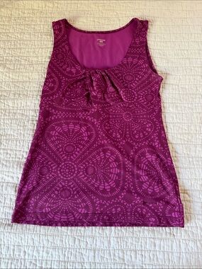 Patagonia Women's Deep Magenta Patterned Tank Top